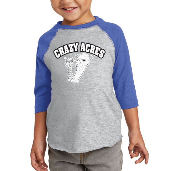 Rabbit Skins™ Toddler Baseball Fine Jersey Tee - Printed Logo Thumbnail