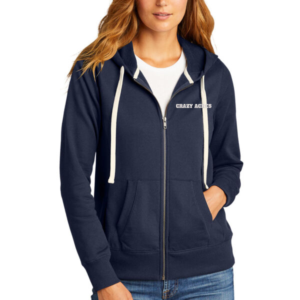 District® Women's Re-Fleece™ Full-Zip Hoodie - Embroidered Logo Thumbnail