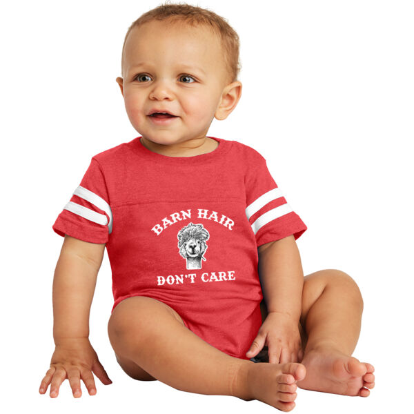 Rabbit Skins Infant Football Fine Jersey Bodysuit - Printed Logo Thumbnail